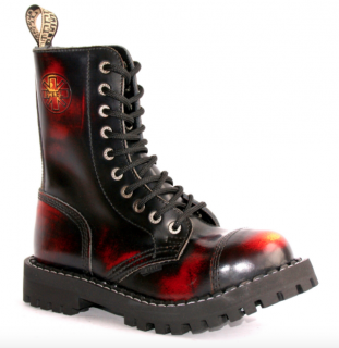 Glady - boty STEEL YELLOW RED BLACK, 10 dírek